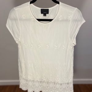 Women’s Blouse with Sheer Lacing on the Front